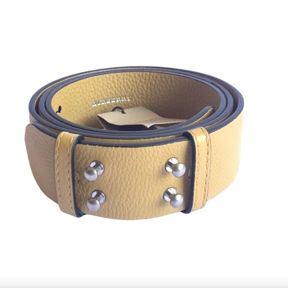 NEW Burberry Marais Medium Leather Belt / Belt Bag Cornflower Yellow NWT - Picture 5 of 11
